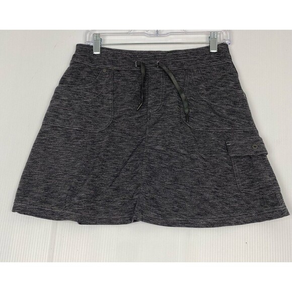 Kuhl Skort Women size S Gray Drawstring Pickleball Tennis Cargo Lined Pockets - Picture 1 of 13